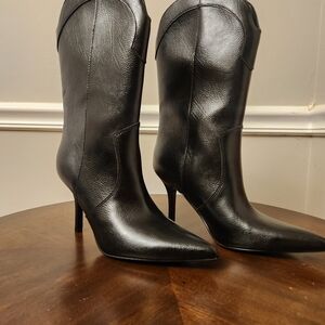 Black Grasy3 Boots by Nine West